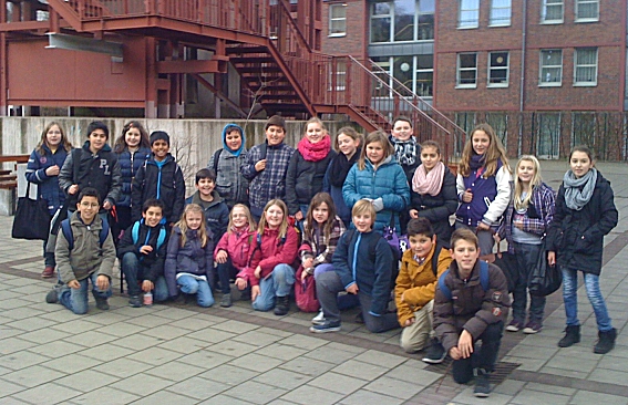 Klasse 5b auf Zollverein